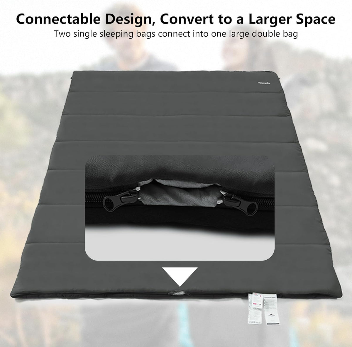 Naturehike 3-Season Rectangular Sleeping Bag