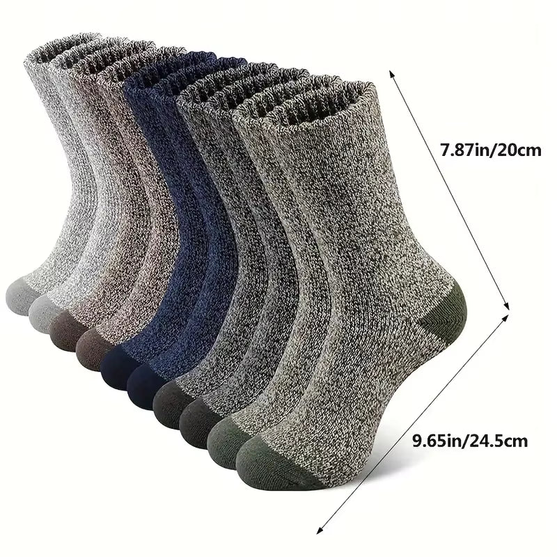 Thick Thermal Hiking Socks for Cold Weather