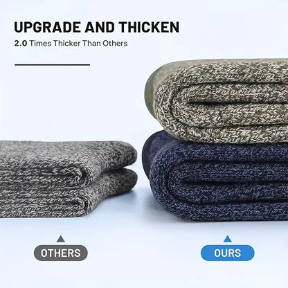 Thick Thermal Hiking Socks for Cold Weather