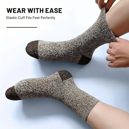 Thick Thermal Hiking Socks for Cold Weather