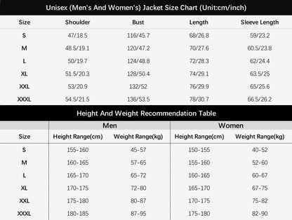 Windproof Thermal Winter Hiking Raincoat