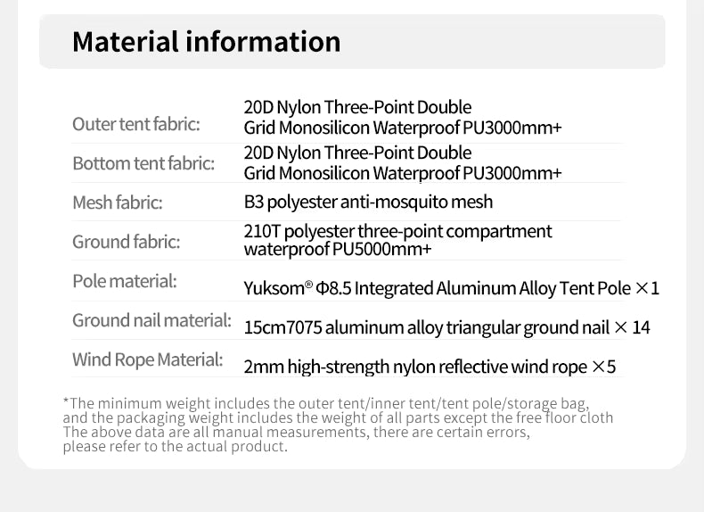 Naturehike Cloud Up Pro 1-Person Tent