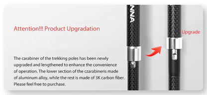BISINNA Carbon Fiber Trekking Pole