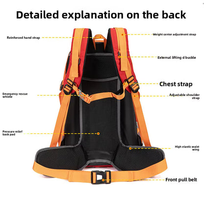 Water-Resistant Hiking Backpack 30-60 L