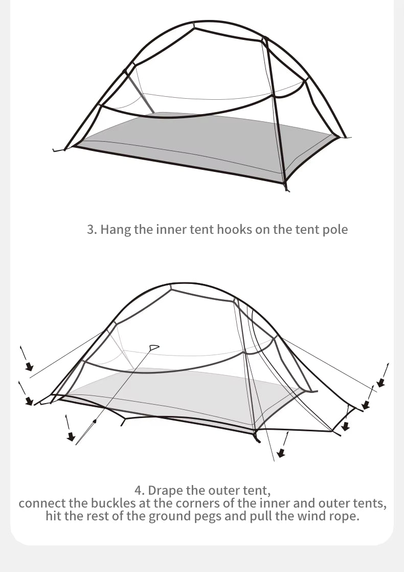 Naturehike Cloud Up Pro 1-Person Tent