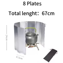 Aluminum Camping Stove Windscreen