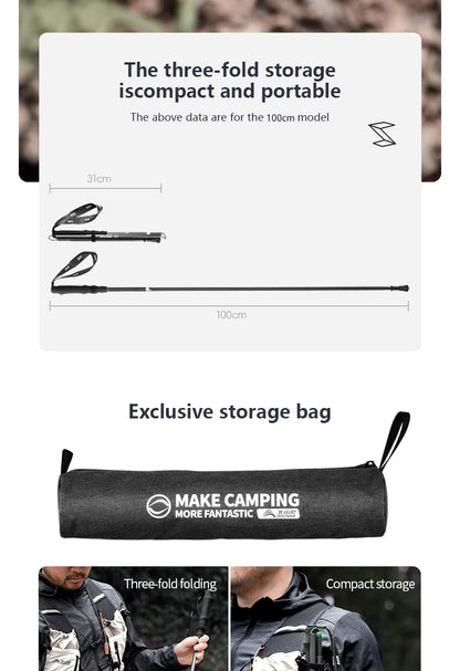 BISINNA Carbon Fiber Trekking Pole