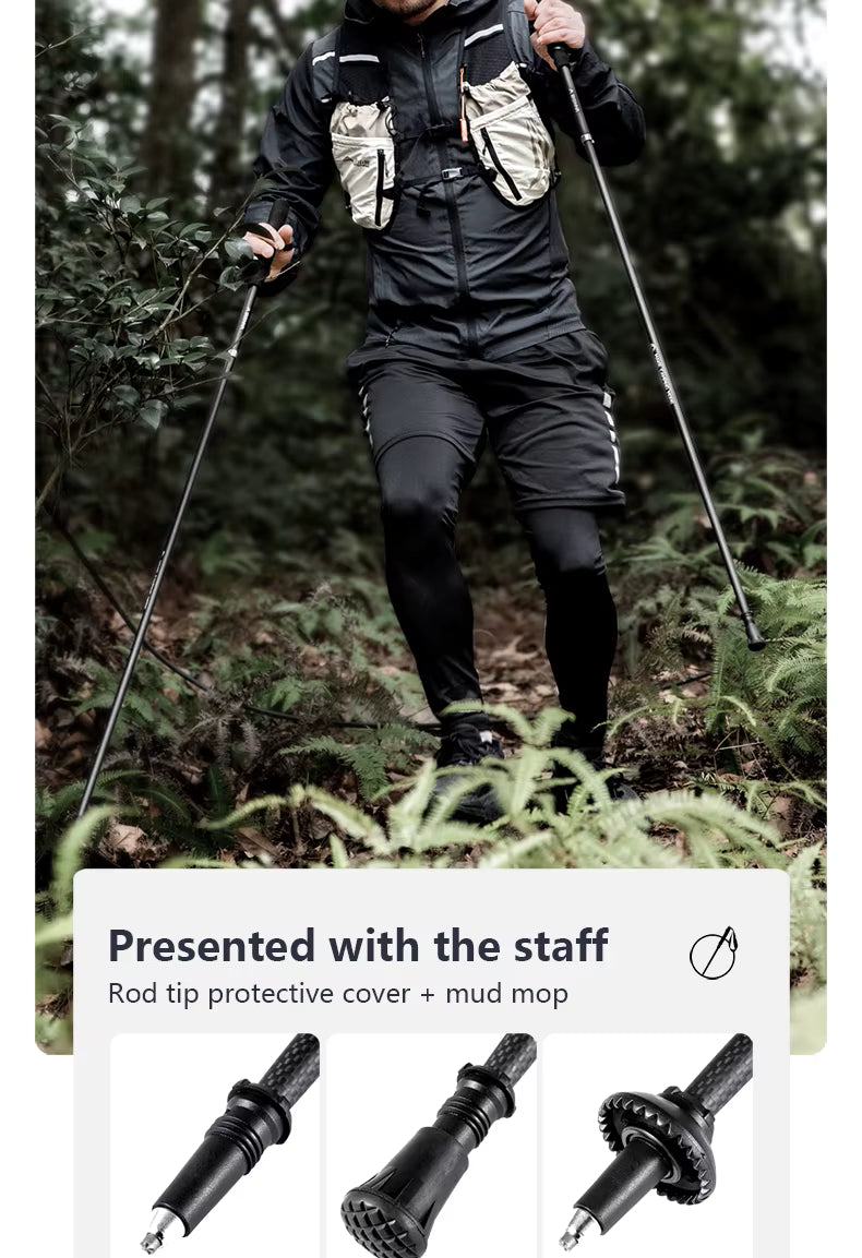 BISINNA Carbon Fiber Trekking Pole