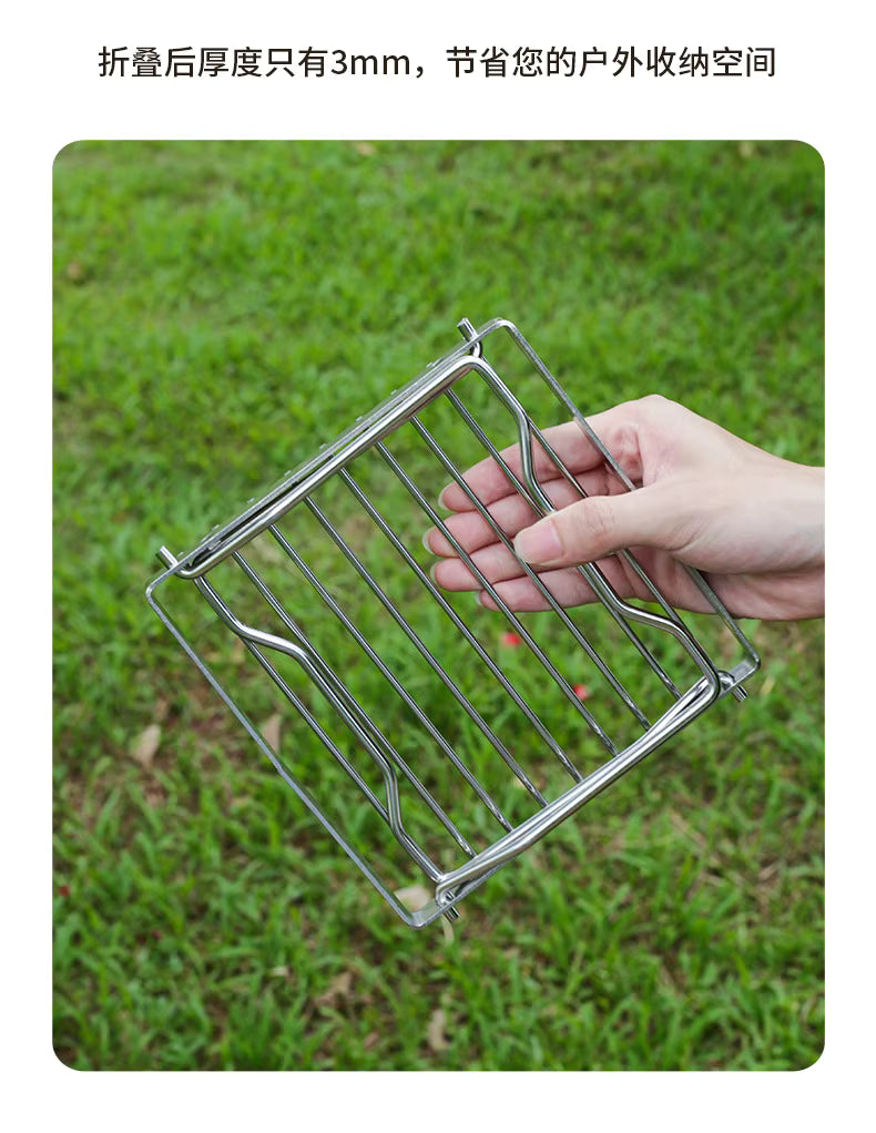 Portable Stainless Steel Camping Stove Stand