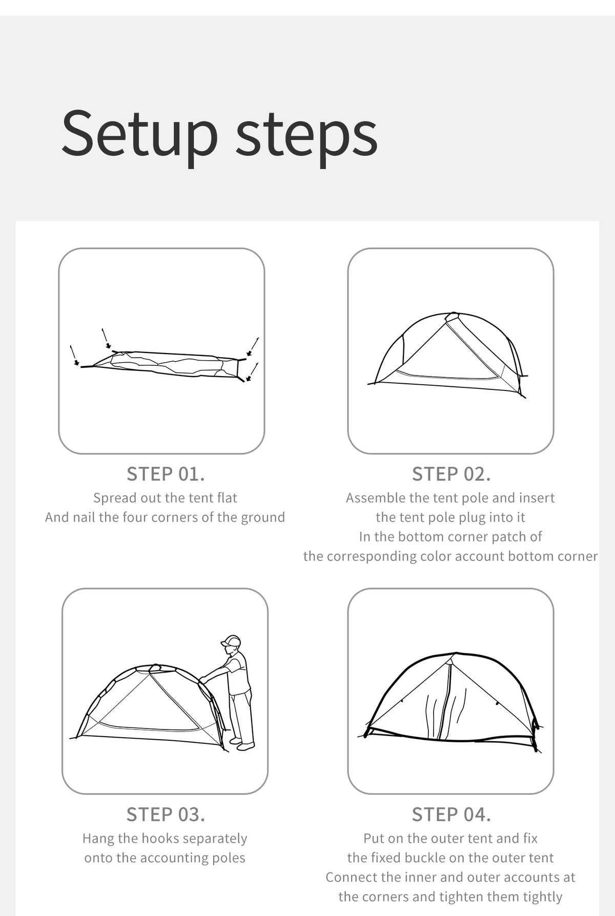 Naturehike Mongar Pro 2-Person Tent