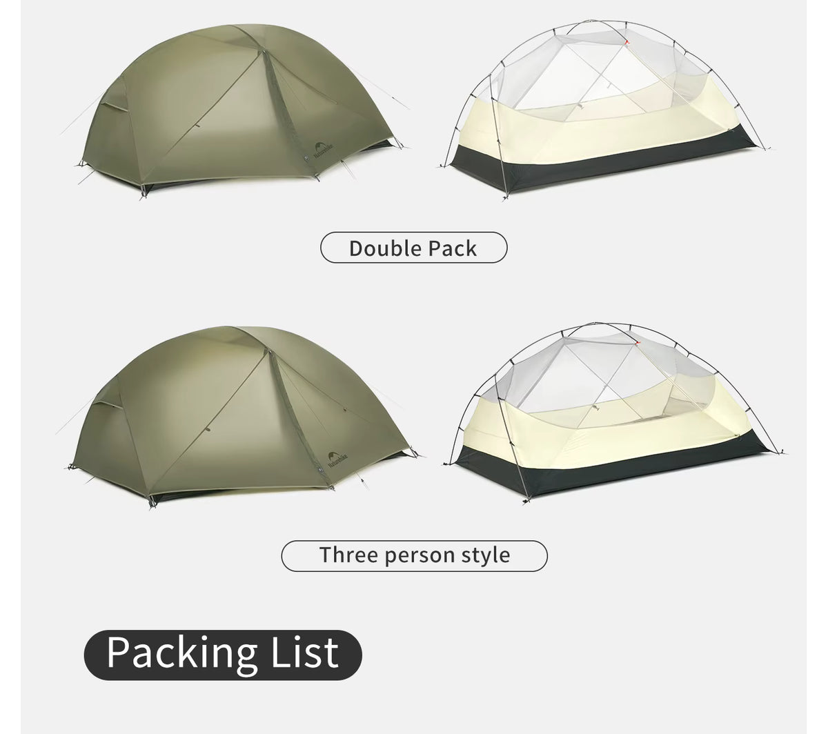Naturehike Mongar Pro 2-Person Tent