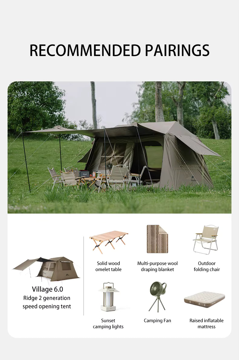 Naturehike Village Family Tent 4 Persons