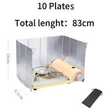 Aluminum Camping Stove Windscreen