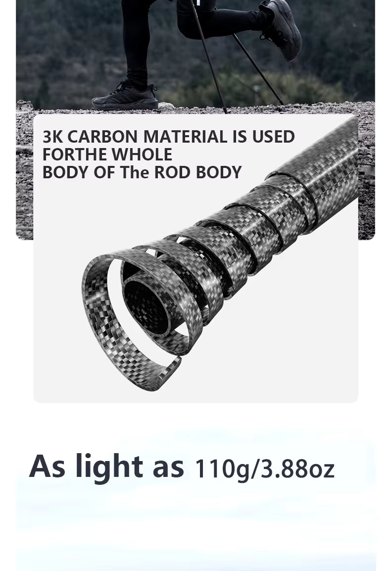 BISINNA Carbon Fiber Trekking Pole