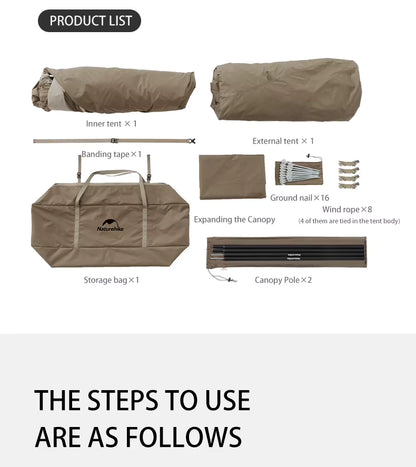 Naturehike Village Family Tent 4 Persons