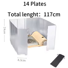Aluminum Camping Stove Windscreen