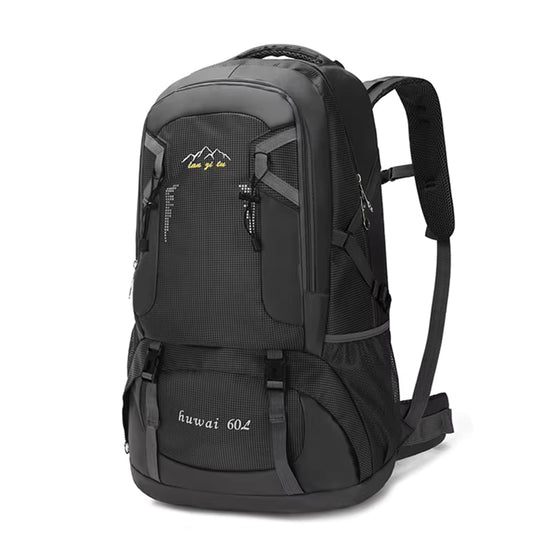 60L waterproof hiking backpack for trekking and camping