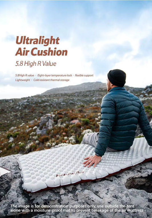 Naturehike R-Value 5.8 inflatable sleeping pad for camping