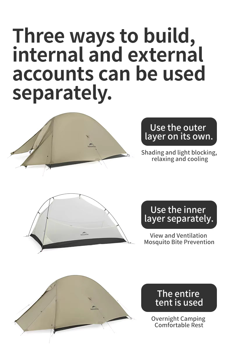 Naturehike Cloud Up Pro 1-Person Tent